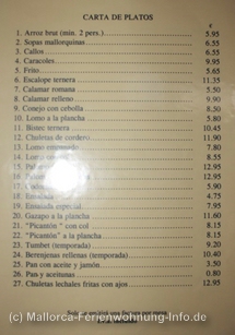 Celler Randa, uriges Lokal mit mallorqunischer Küche
