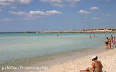 Nur ca 3 Km entfernt vom Ferienhaus: Sandstrand Sa Rapita-Es Trenc Nur ca 3 Km entfernt vom Ferienhaus: Sandstrand Sa Rapita-Es Trenc