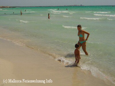 La Playa de Sa Rápita-Es Trenc esta situado a solamente unos 3 km de la casa