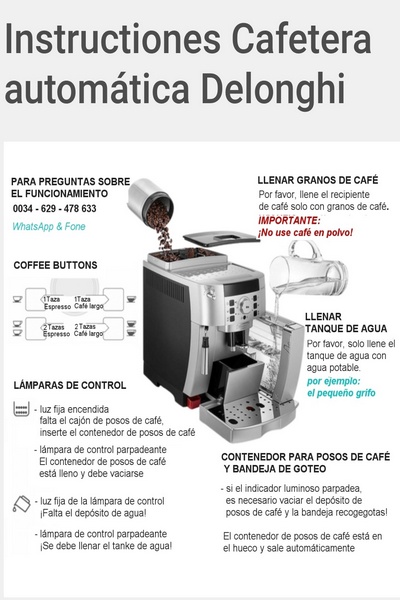 Bedienung Kaffeemaschine Delonghi