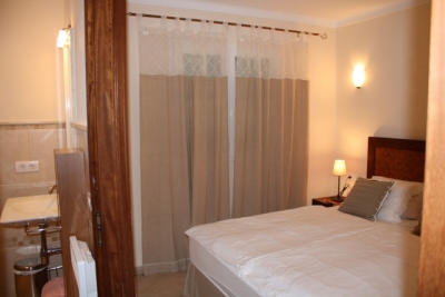 Ferienhaus Lavanda: Schlafzimmer im Obergeschoss mit Klimaanlage