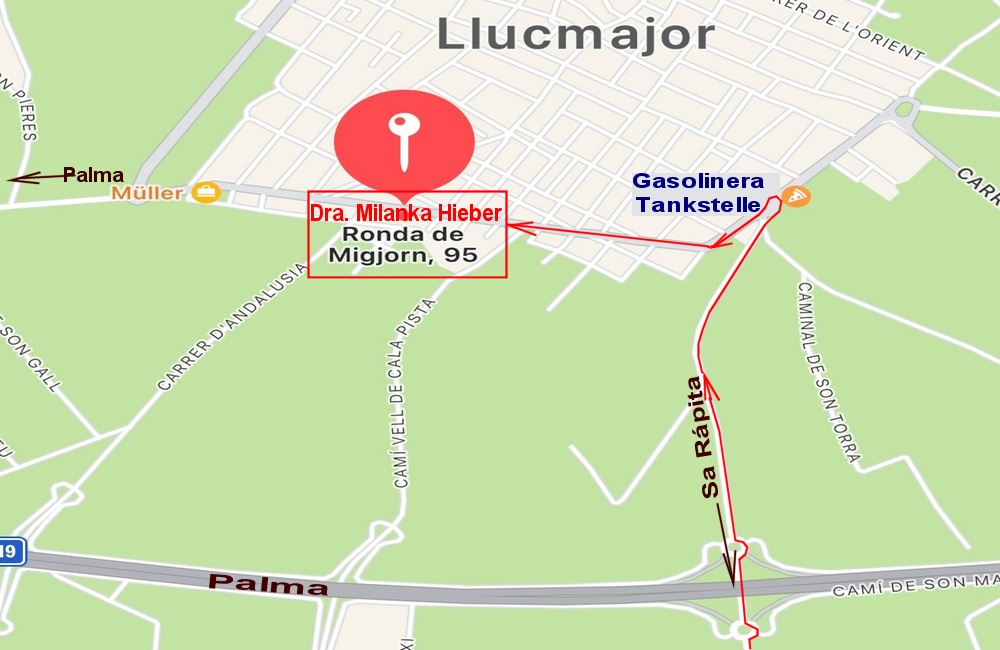mapa clinica juaneda 1000