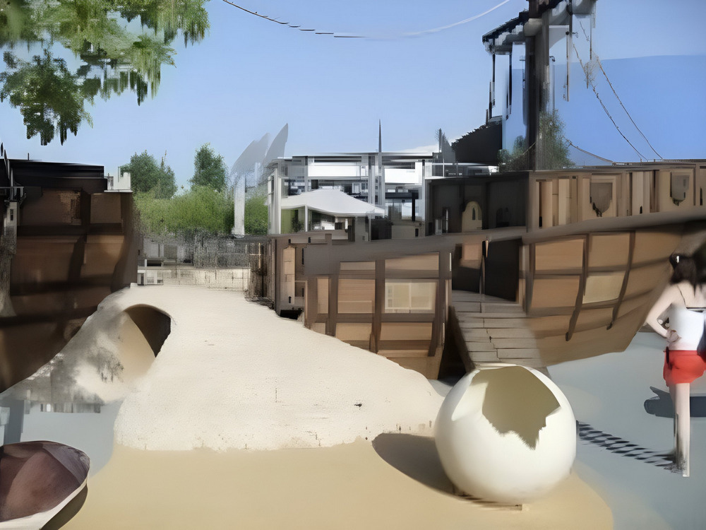 Palma Aquarium: Piratenschiff auf dem Kinderspielplatz