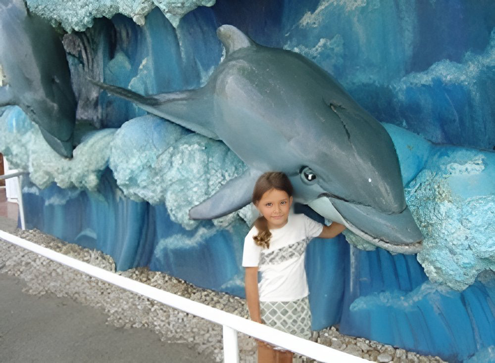 Kinder haben Spass im Marineland