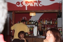 Es Punt in Colonia Sant Jordi: Bar auf der Terrasse